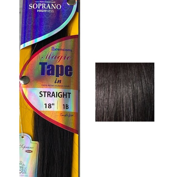 Hair Extensions Soprano Highness Tape In straight 18'' - Picture 2 of 5